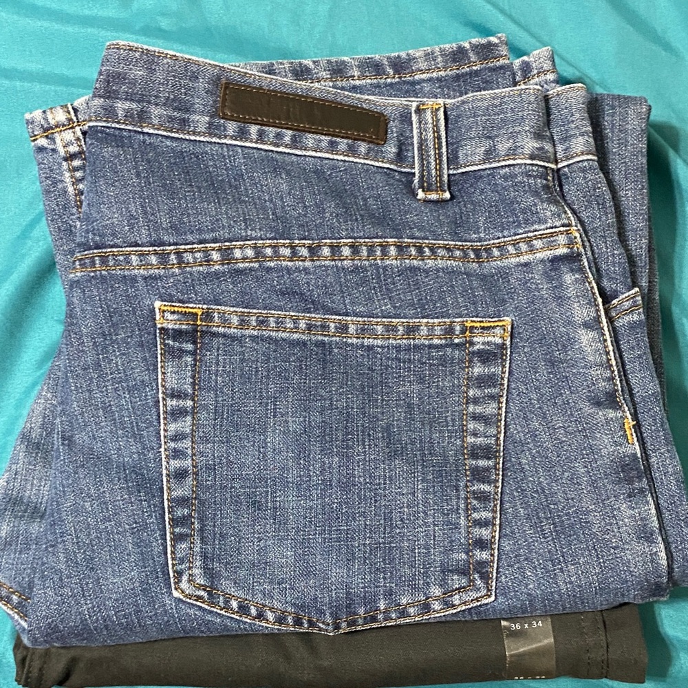 Perry Ellis Classic Blue Straight Jeans